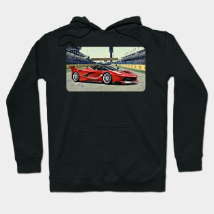 FXX Track Print Hoodie